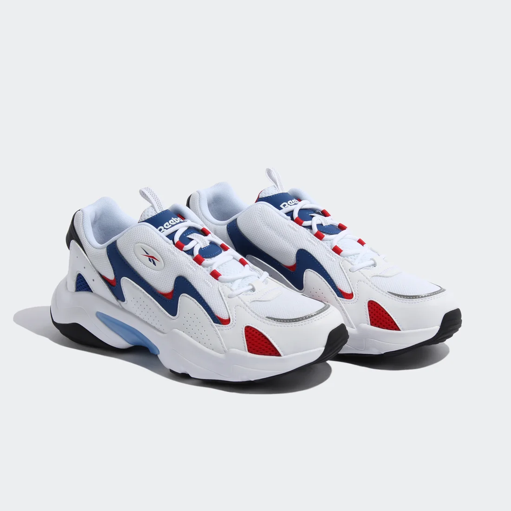Giày Chạy Reebok Nam Chính Hãng - Royal Turbo Impulse EVO Shoes - Màu Trắng/Xanh/Đỏ | JapanSport FU7192