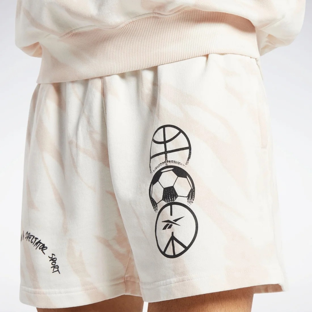 Quần Shorts Reebok Chính Hãng - Reebok Classics Soccer  - Màu Be | JapanSport HT8180