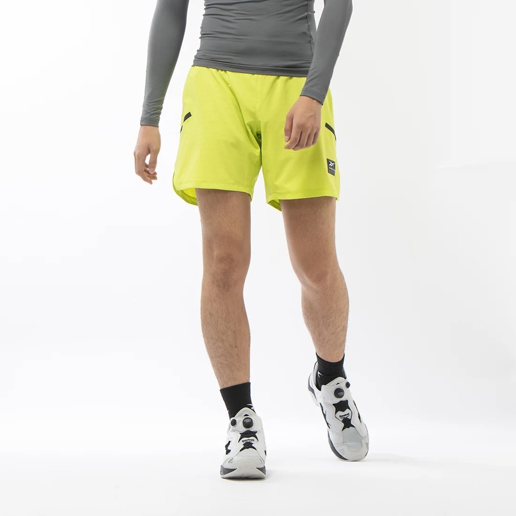 Quần Shorts Reebok Nam Chính Hãng - CERTIFIED SPEED  - Màu Xanh Chanh | JapanSport 100035968