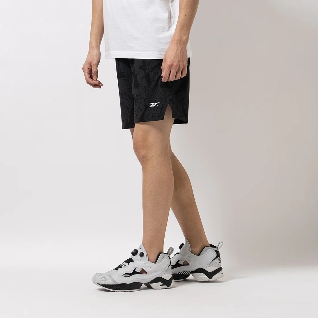 Quần Shorts Reebok Nam Chính Hãng - STRENGTH AOP SHORT - Màu Đen| JapanSport 100203889