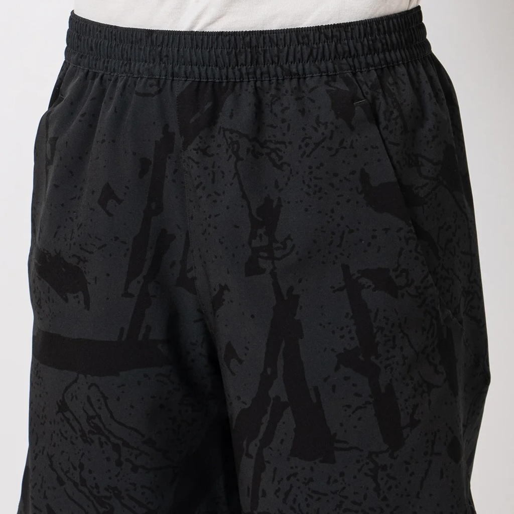 Quần Shorts Reebok Nam Chính Hãng - STRENGTH AOP SHORT - Màu Đen| JapanSport 100203889
