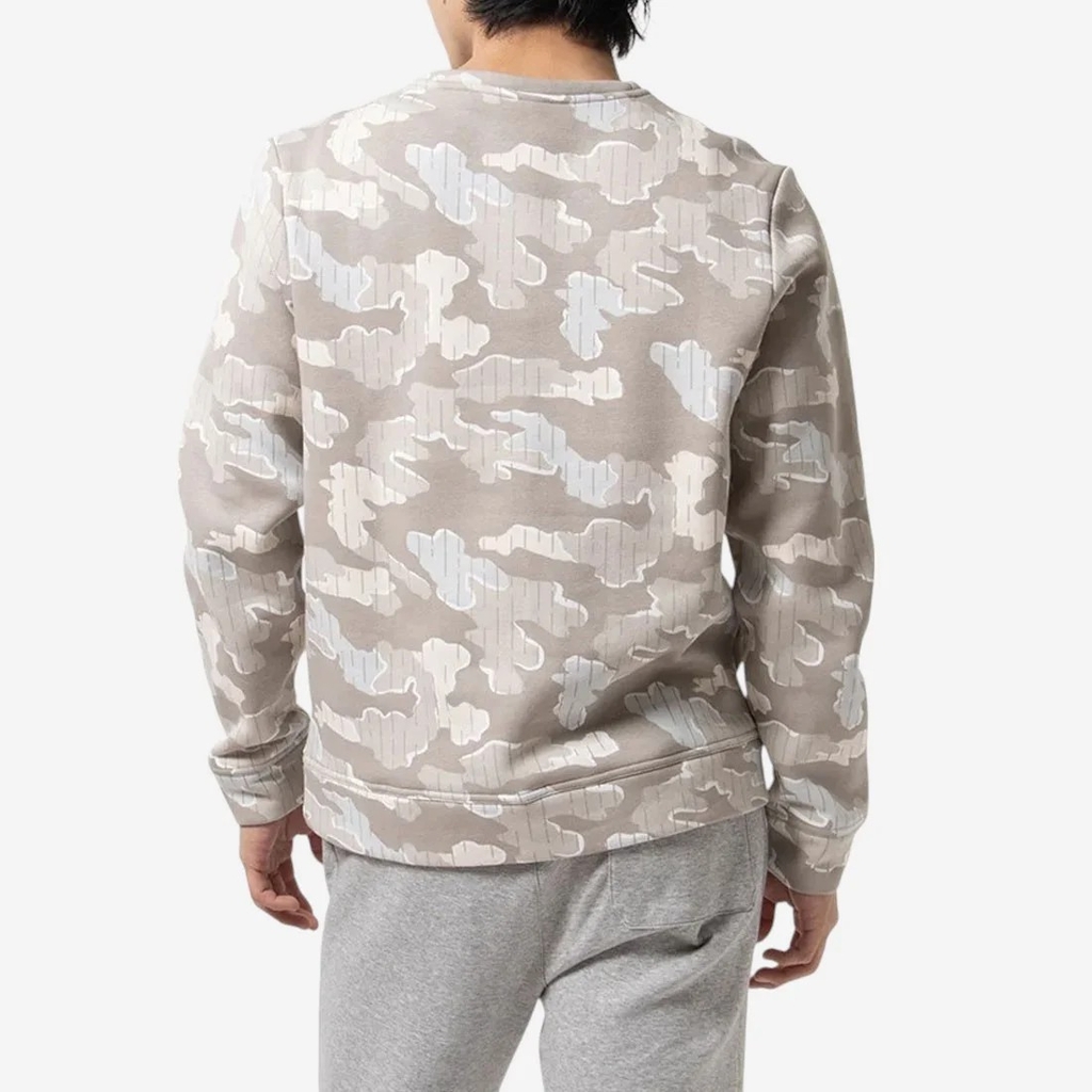 Áo Khoác Reebok Chính Hãng - RI MOTION CAMO CREW - Màu Xám Tro | JapanSport 100204730