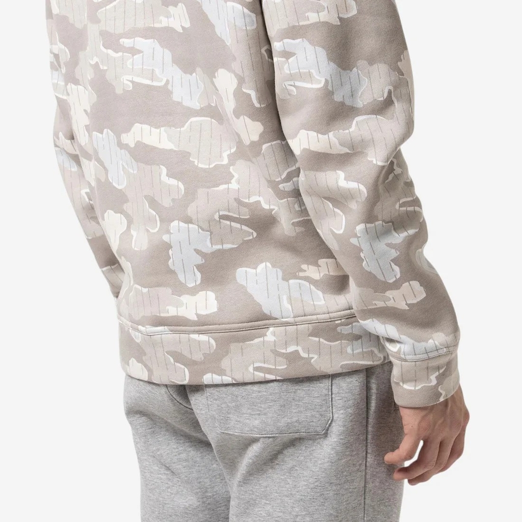 Áo Khoác Reebok Chính Hãng - RI MOTION CAMO CREW - Màu Xám Tro | JapanSport 100204730