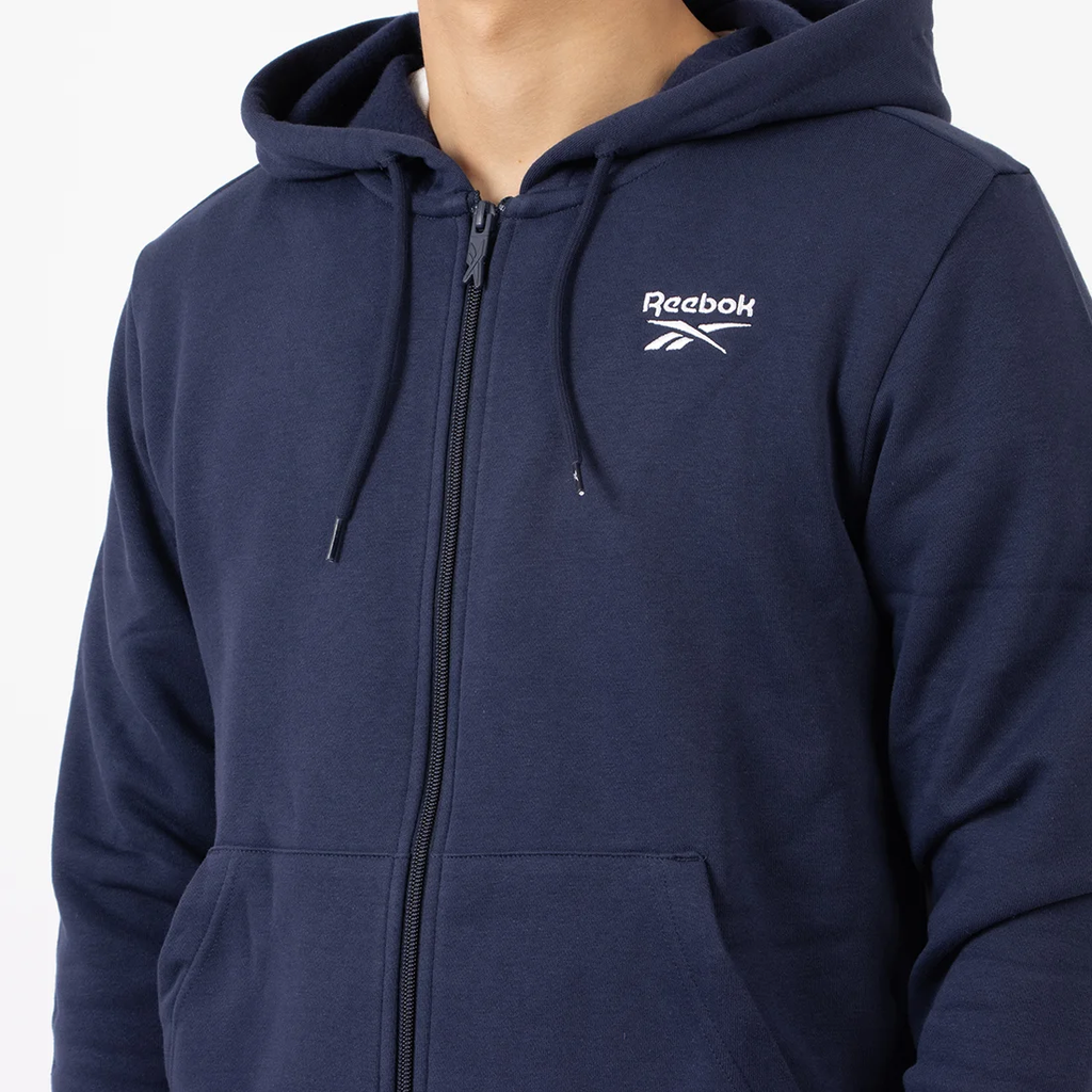 Áo Khoác Reebok Chính Hãng - IDENTITY SL FLEECE FZ - Màu Navy | JapanSport 100202861