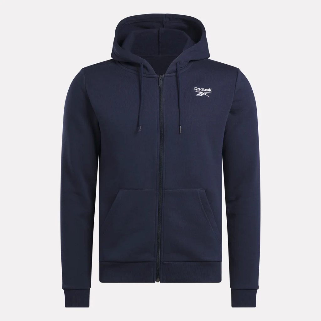 Áo Khoác Reebok Chính Hãng - IDENTITY SL FLEECE FZ - Màu Navy | JapanSport 100202861