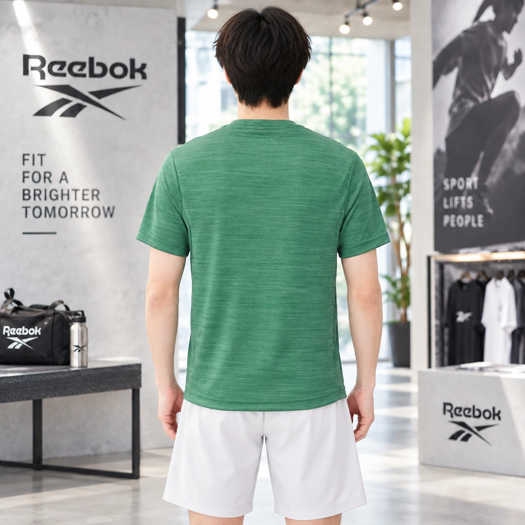 Áo Phông Reebok Chính Hãng - Athlete Tee 2.0 RBK-FRESH - Màu Xanh | JapanSport 100203987