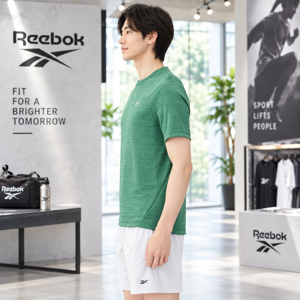 Áo Phông Reebok Chính Hãng - Athlete Tee 2.0 RBK-FRESH - Màu Xanh | JapanSport 100203987