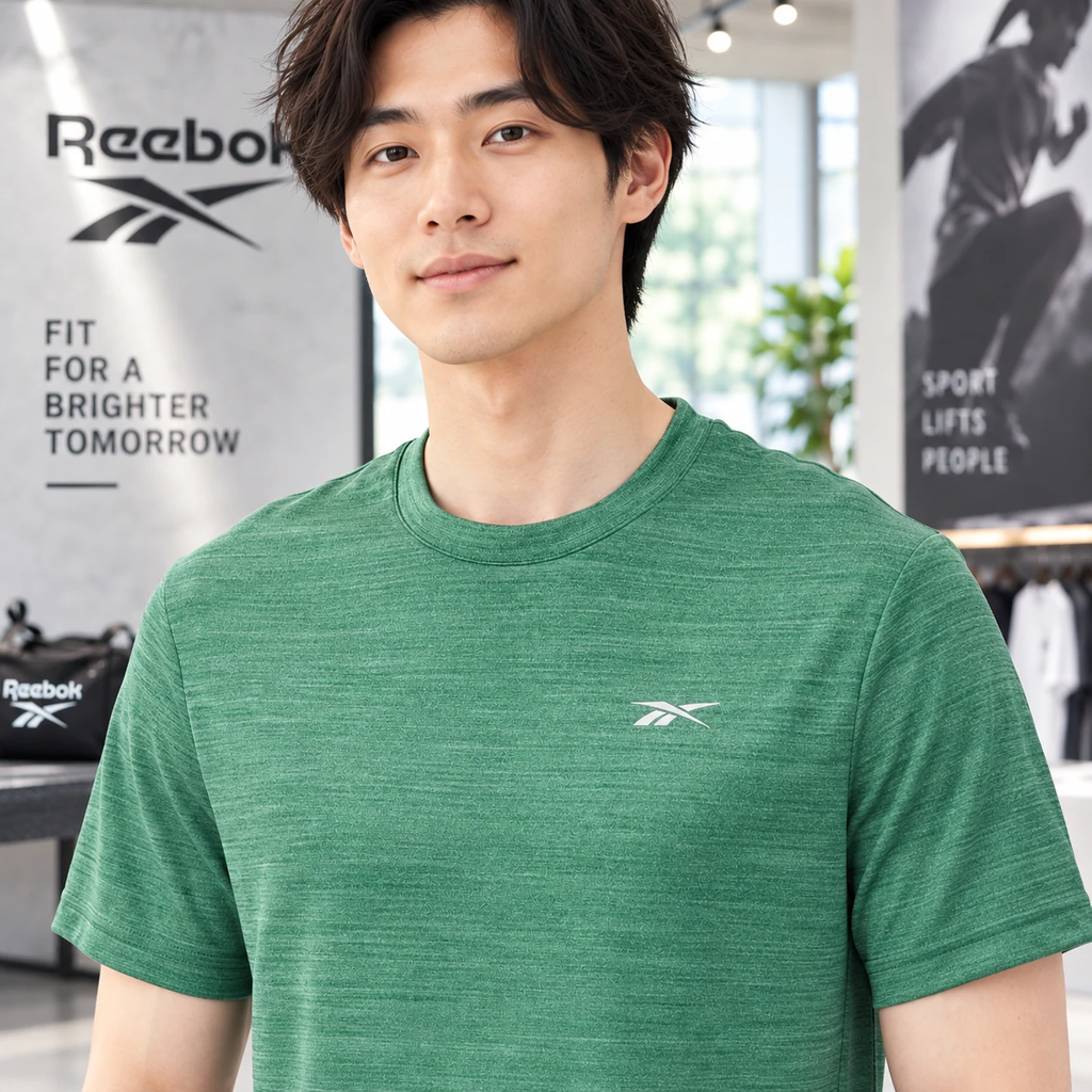 Áo Phông Reebok Chính Hãng - Athlete Tee 2.0 RBK-FRESH - Màu Xanh | JapanSport 100203987