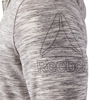 Áo Khoác Reebok nam  Chính Hãng - Essentials Marble Full Zip Hoodie - Grey | JapanSport - CE3916
