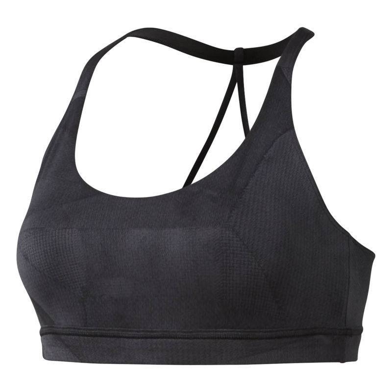 Áo Bra Reebok Chính Hãng - Sports Bra Yoga Wear - Đen | Japansport D95064