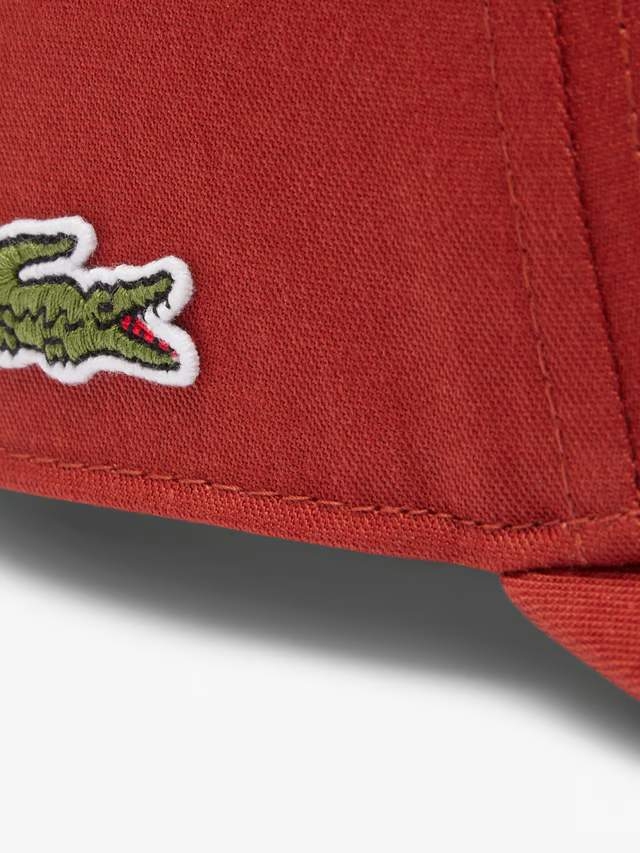 Mũ Lacoste Chính Hãng - 3D Embroidered Baseball Cap - Màu Đỏ | JapanSport RK0342-51-AFS