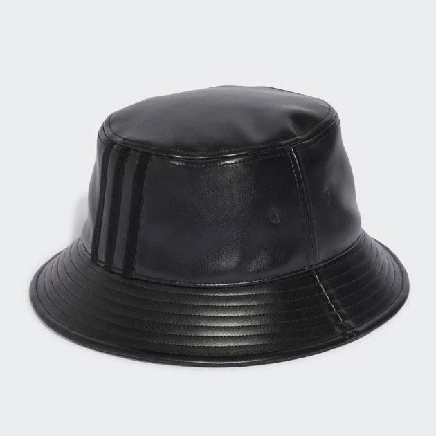 Mũ Adidas Chính Hãng - Originals Outline Trefoil Filled Polyurethane Bucket Hat - Màu Đen | JapanSport IY4055