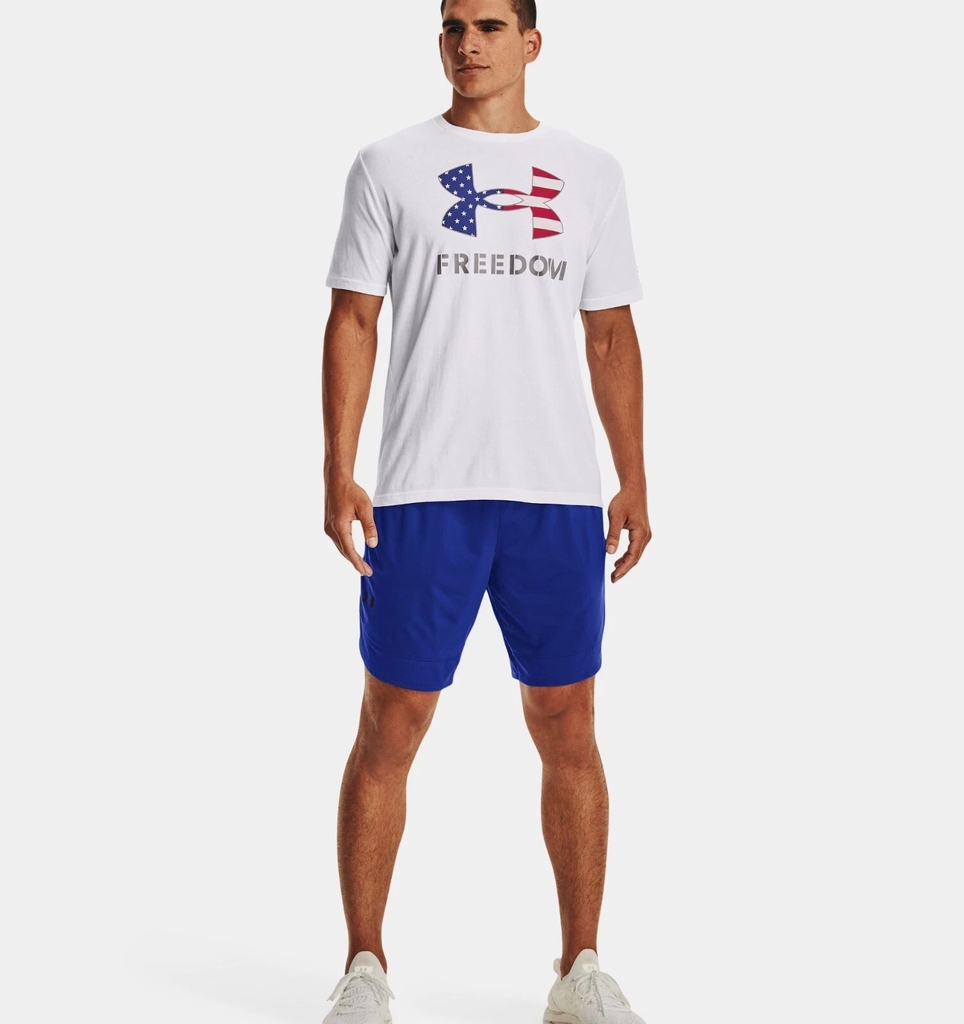 Áo phông Under Armour Chính hãng - UA Freedom Logo T-Shirt - Màu Trắng | JapanSport 1382970-100