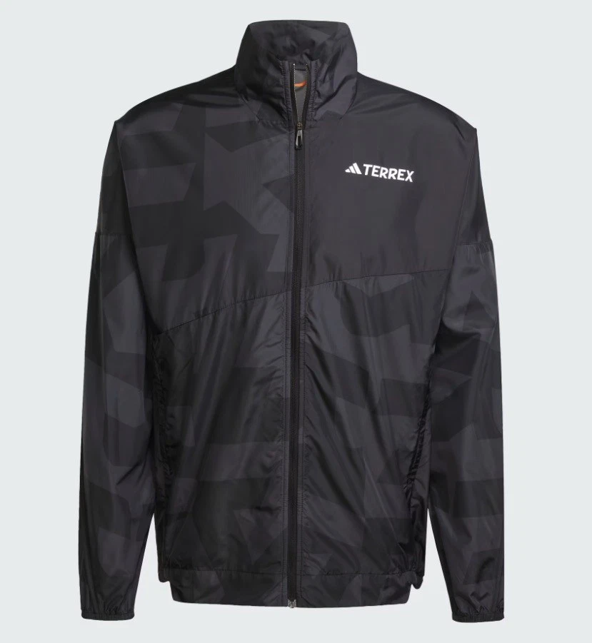 Áo Khoác ADIDAS Nam Chính Hãng - Terrex Multi Printed Wind Jacket - Màu Đen | JapanSport  JD8428