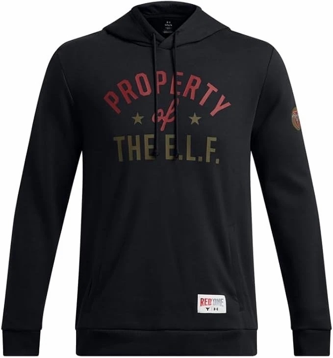 Áo Hoodie Under Armour Chính Hãng - Project Rock Red One ELF - Màu Đen | JapanSport 6003002-001