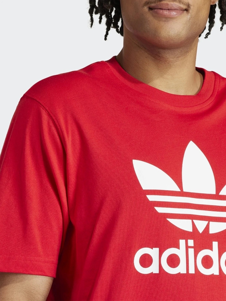 Áo Phông Adidas Chính hãng - Adicolor Trefoil - Màu Đỏ | JapanSport IR8009