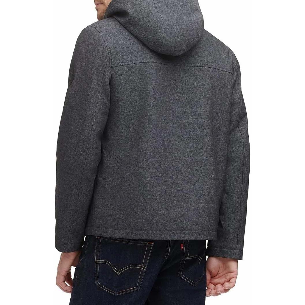 Áo Khoác Levi's Chính Hãng - Soft Shell Hooded Storm Coat - Màu Xám | JapanSport LM1RN012-gre