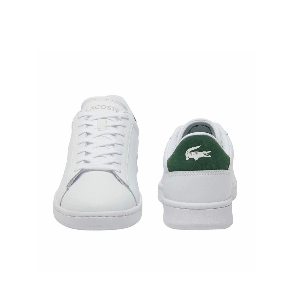Giày Lacoste Chính hãng - Carnaby Set Leather Sneakers - Màu Trắng | JapanSport 748SMA00111R5