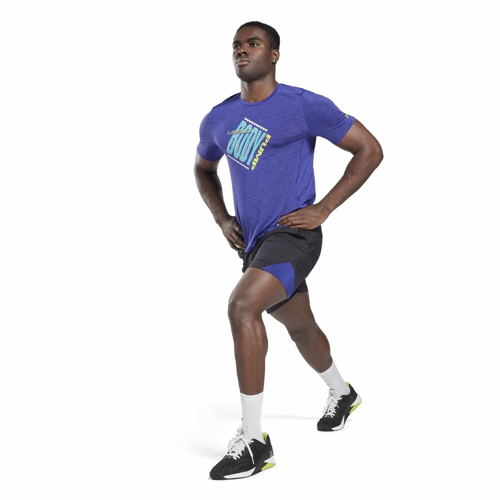 Quần Shorts Reebok Chính Hãng - Les Mills Strength 2.0 - Màu Đen | JapanSport HN6061