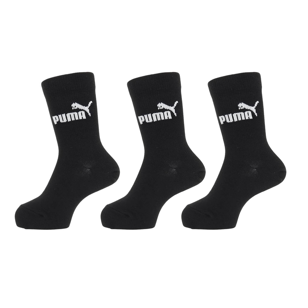 Set 3 đôi Tất Puma Chính Hãng - Kids 3-Pair Socks - Màu đen | JapanSport 4293151-01