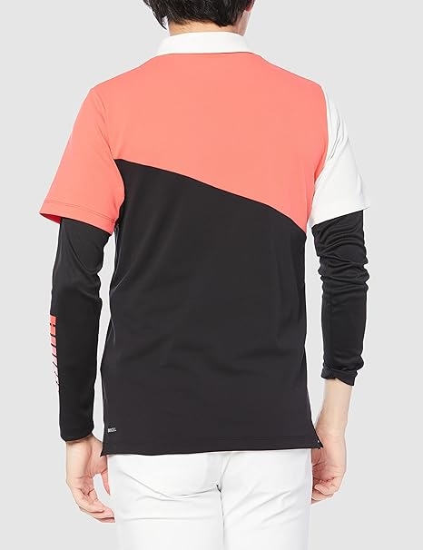Set Áo Polo Puma Chính hãng - Golf Color Block Inner Set SS Polo Shirt - Màu trắng/cam | JapanSport 930519-09
