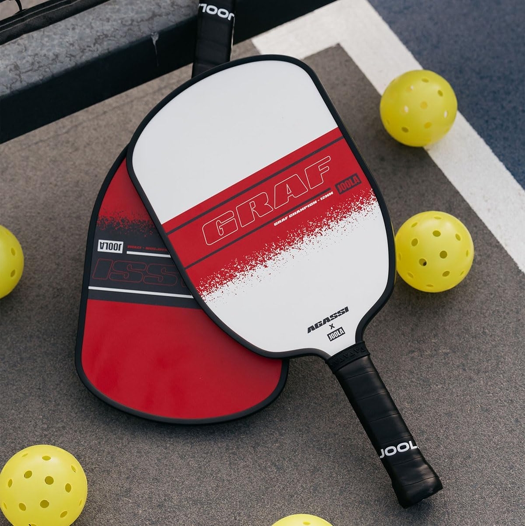 Set 2 Vợt Pickleball JOOLA chính hãng | Agassis/Graf Edge 12mm - Kém túi + 3 bóng | JapanSport