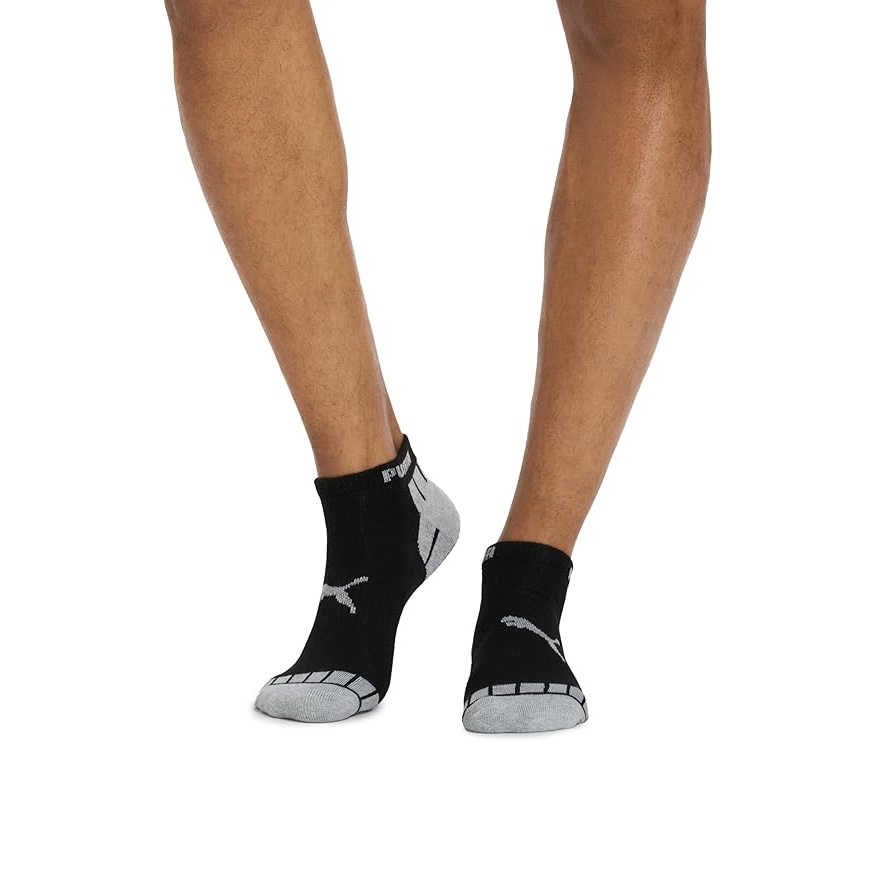 Set Tất Puma Chính hãng - mens Low Cut Socks (8 đôi) - Màu Đen/Xám/Ghi | JapanSport P601132AZ-007