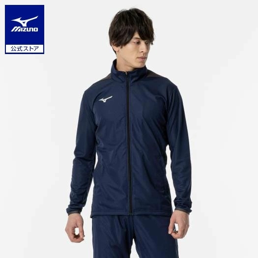 Áo Khoác Mizuno Chính Hãng - Light Knit Jacket - Màu Navy | JapanSport 32MC9120-14