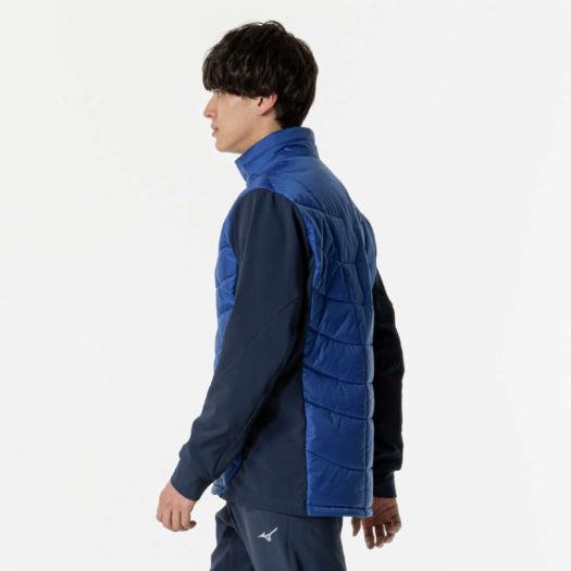 Áo Khoác Mizuno Chính Hãng - Techfil Breath Thermo - Màu Xanh | JapanSport 32MEB535-23