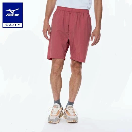 Quần short Mizuno Chính hãng - BUDDY Water-Repellent - Màu Đỏ | JapanSport B2MFB002-63