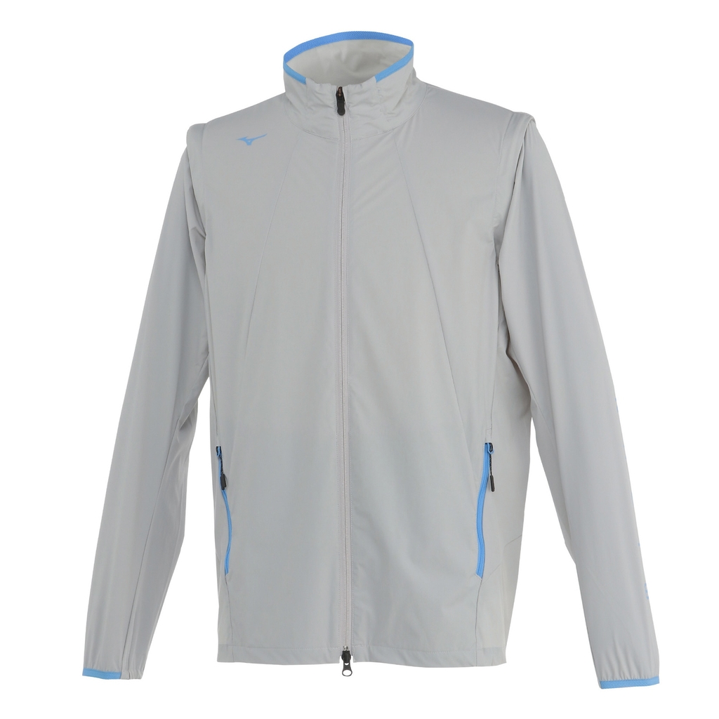 Áo Khoác Mizuno Chính Hãng - Versatile Windbreaker - Màu Xám | JapanSport E2JEA502-05
