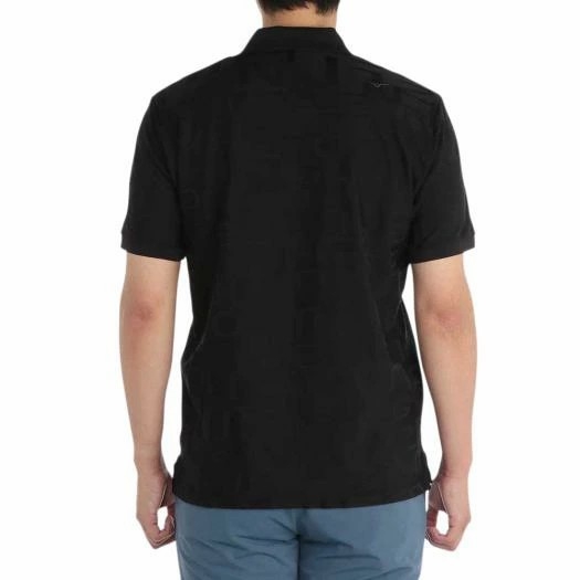 Áo Polo Mizuno Chính Hãng - Jacquard Logo Shirt - Màu Đen | JapanSport E2MAB023-09