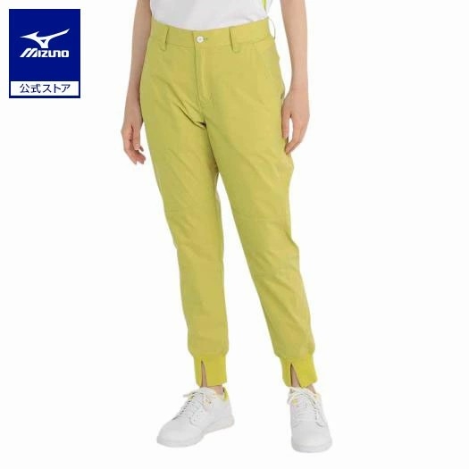 Quần Nữ Mizuno Chính Hãng - Golf Wear Water Repellent Jogger Pants - Màu Vàng | JapanSport E2MFB202-37