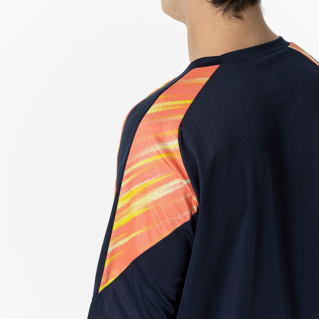 Áo Khoác Mizuno Chính Hãng - Long Sleeve Shirt - Màu Xanh | JapanSport  P2MAA506-14