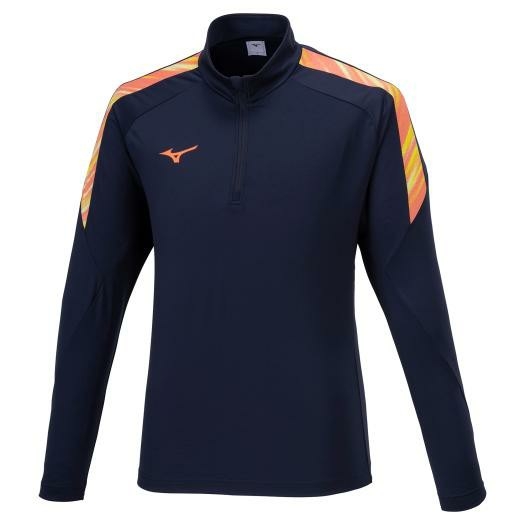Áo Khoác Mizuno Chính Hãng - Stretch Fleece Shirt - Màu Xanh | JapanSport  P2MCA516-14