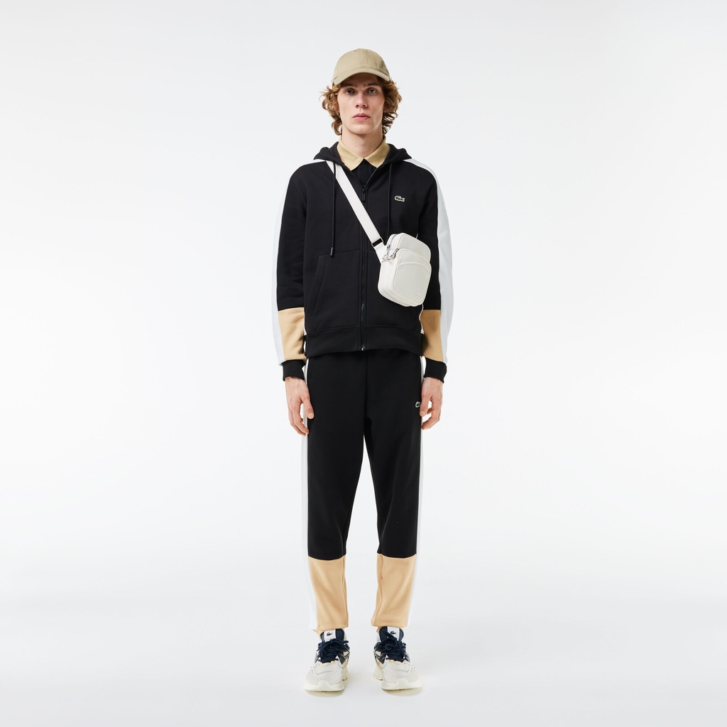 Áo Khoác Lacoste Chính hãng - Wool Zip-Up Sweater - Màu Đen | JapanSport SH1301-51-IK0