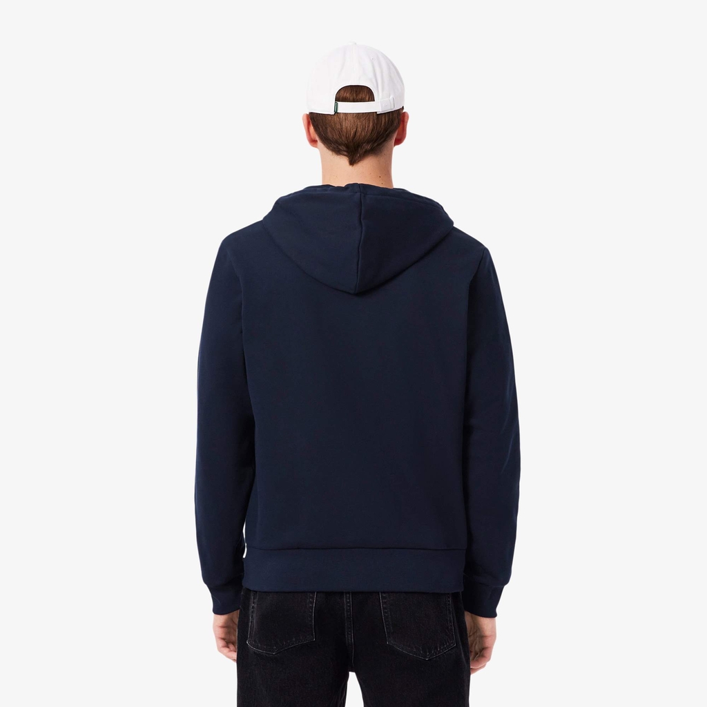 Bộ thể thao Lacoste Chính hãng - Colorblock Hoodie + Tapered Leg Sweatpants - Màu Navy | JapanSport SH5913-51-6WZ + XH2846-51-IE3
