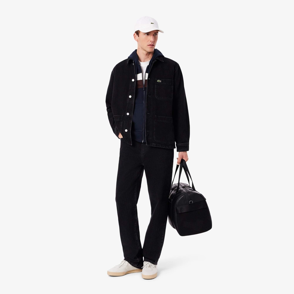 Bộ thể thao Lacoste Chính hãng - Colorblock Hoodie + Tapered Leg Sweatpants - Màu Navy | JapanSport SH5913-51-6WZ + XH2846-51-IE3