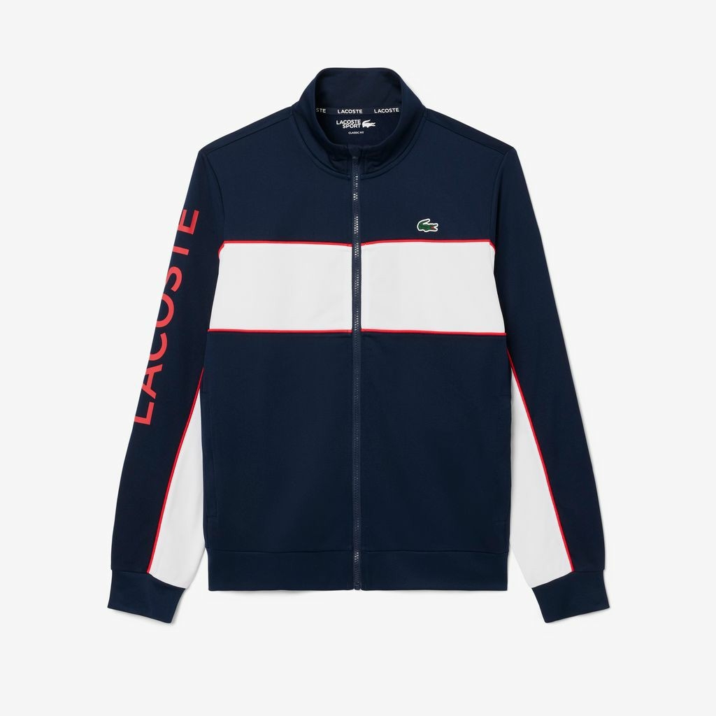 Áo Khoác Lacoste Chính hãng - Sweatshirt with Zipper - Màu Navy | JapanSport SH8942-51-5GC