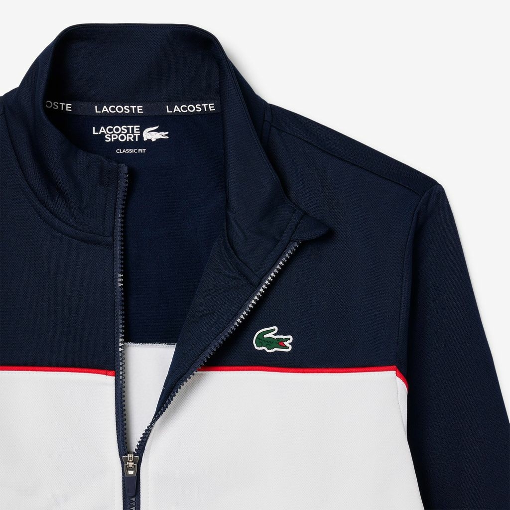 Áo Khoác Lacoste Chính hãng - Sweatshirt with Zipper - Màu Navy | JapanSport SH8942-51-5GC