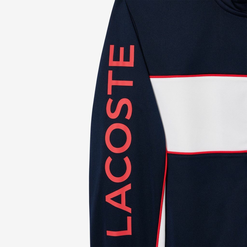 Áo Khoác Lacoste Chính hãng - Sweatshirt with Zipper - Màu Navy | JapanSport SH8942-51-5GC