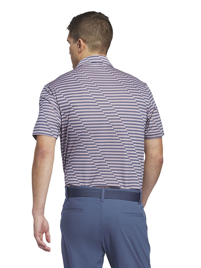 Áo Polo Adidas Nam Chính Hãng - Ultimate365 Mesh Pattern - Màu Xanh/Hồng | JapanSport IU4392