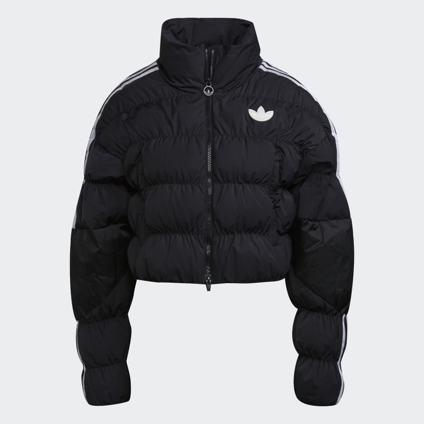 Áo Khoác Lông vũ Adidas Chính hãng - 3-STRIPES PUFFER JACKET Nữ - Đen | JapanSport GU1770