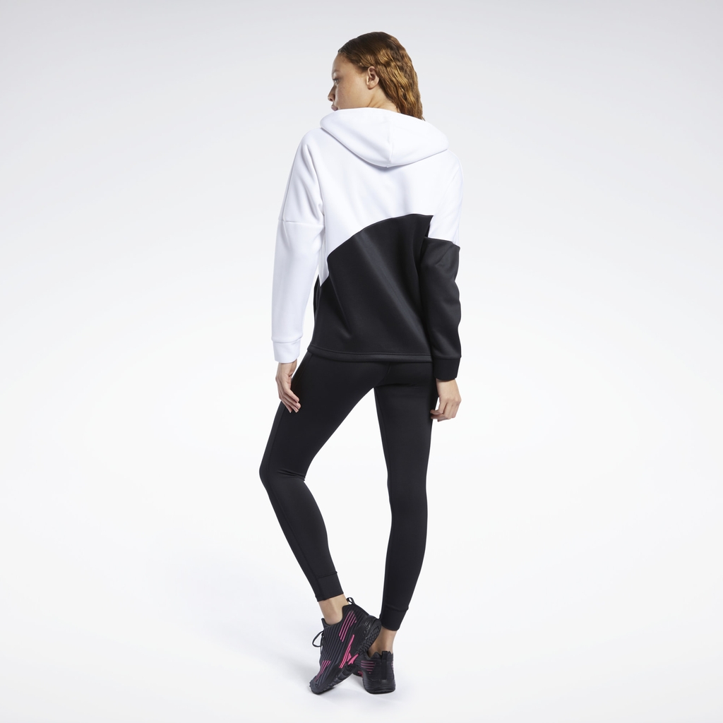 Áo Khoác Reebok Nữ Chính Hãng - TS Tracksuit - Đen/Trắng | JapanSport FP8915