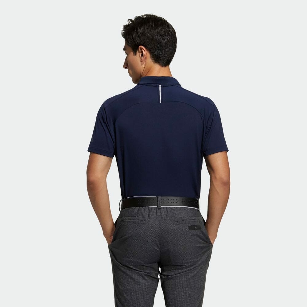 Áo Polo Adidas Golf Nam Chính Hãng - Solid short sleeve shawl collar - Navy | JapanSport GM0678