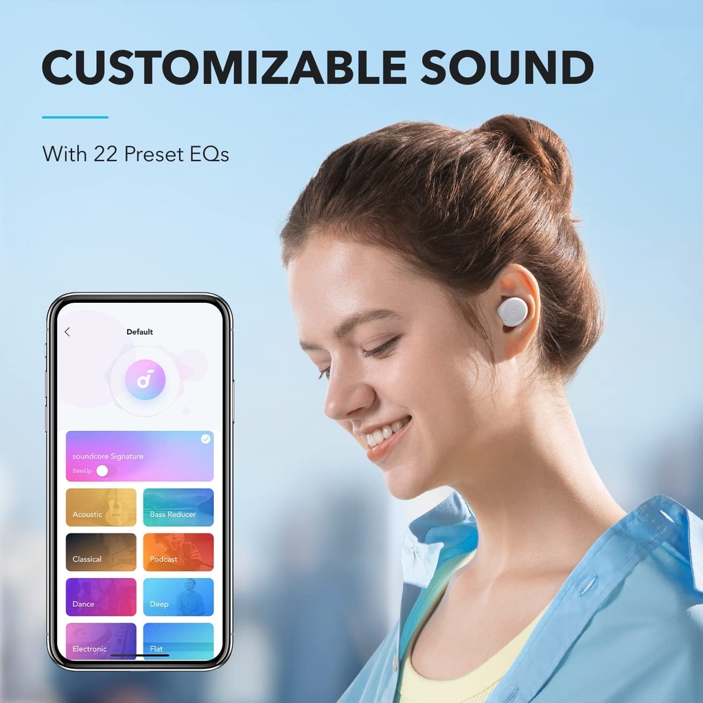 Tai nghe Anker Chính hãng - Soundcore by Anker A20i - A3948 - Đen / Trắng | JapanSport