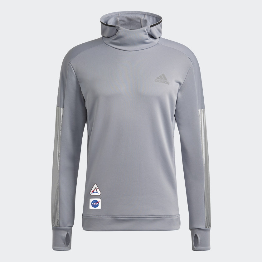 Áo Hoodie Adidas Nam Chính hãng - Space Race Hoodie - Grey | JapanSport GK6997
