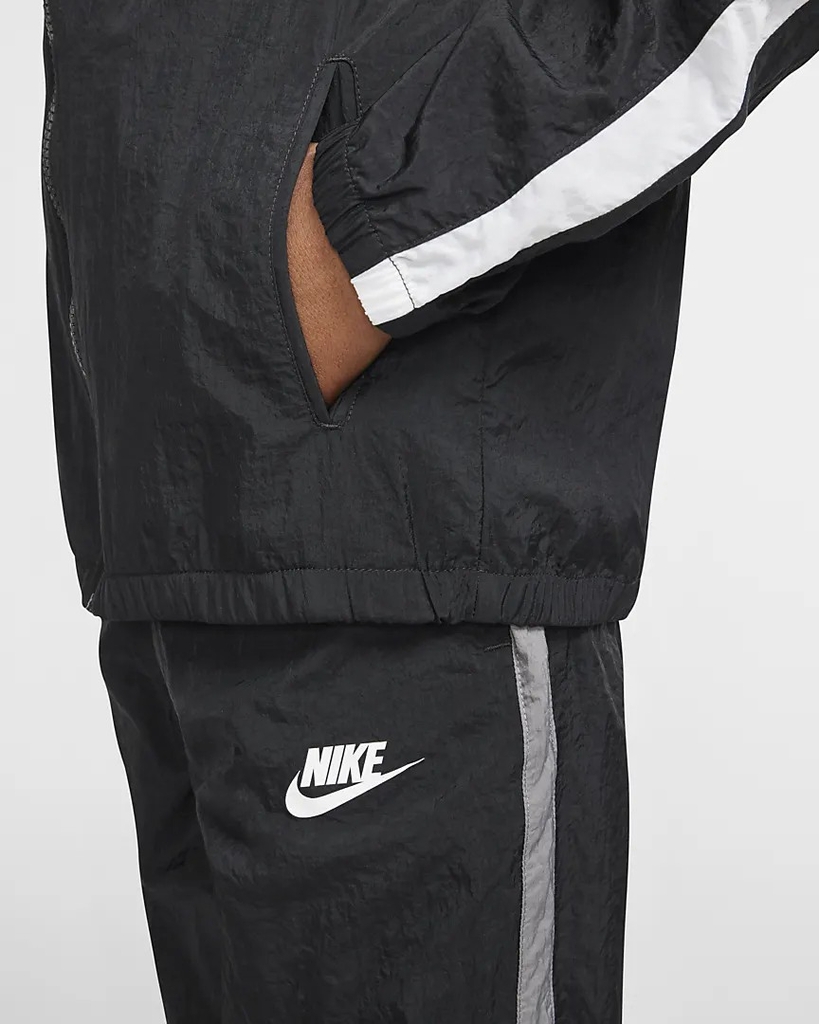 Quần Nike Chính Hãng - Sportswear Woven - Đen/Xám | JapanSport BV3700 -010
