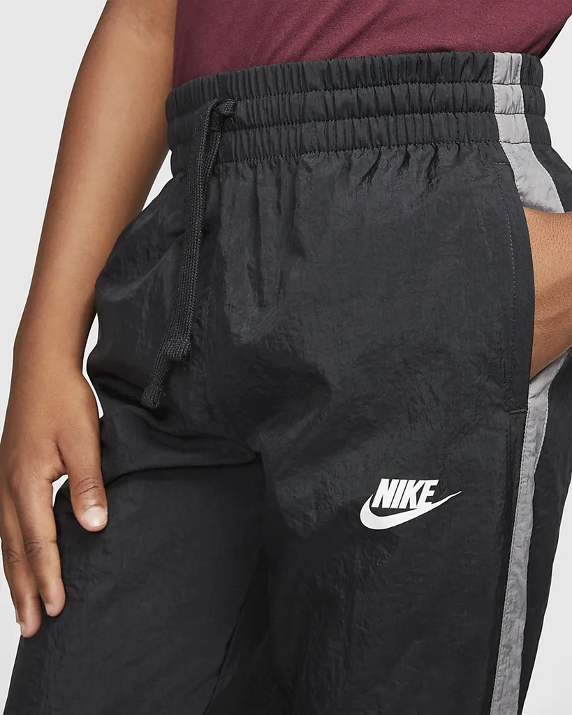 Quần Nike Chính Hãng - Sportswear Woven - Đen/Xám | JapanSport BV3700 -010