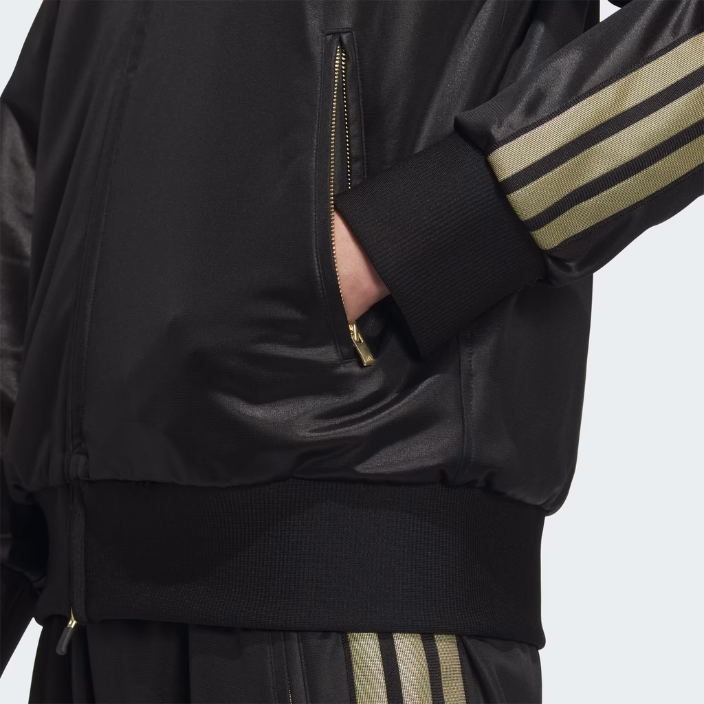 Bộ thể thao cao cấp  Adidas Chính hãng - Stadium Gold Track Suit - Màu đen | JapanSport KA1254 + KA1260